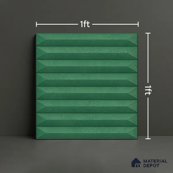 Faux Subway  Tile TL 07241 B Crayon 1002 1 ft x 1 ft Ceramic Glossy Finish - 9 mm  | 2 mm Spacer is Mandatory | Please Expect a Slight Variation of Pattern (Sample)